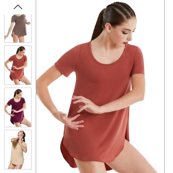 oversized t shirt dance costume